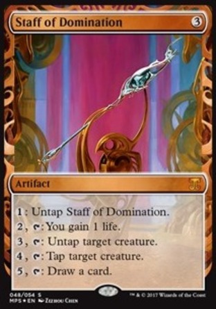 【ENG】 ☆Foil☆ 《支配法杖/Staff of Domination》[卡拉德許發明]