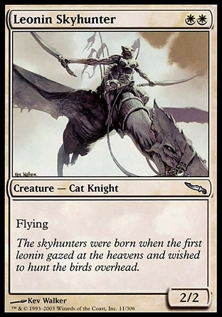 【JPN】《獅族空獵者/Leonin Skyhunter》[秘羅地]