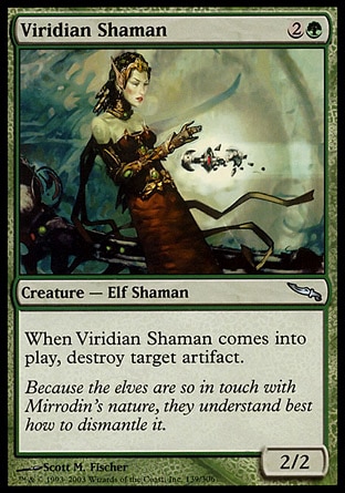 【JPN】《暗碧族祭師/Viridian Shaman》[秘羅地]