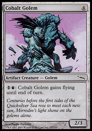 【JPN】《鈷魔像/Cobalt Golem》[秘羅地]