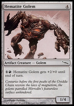 【JPN】《赤鐵魔像/Hematite Golem》[秘羅地]