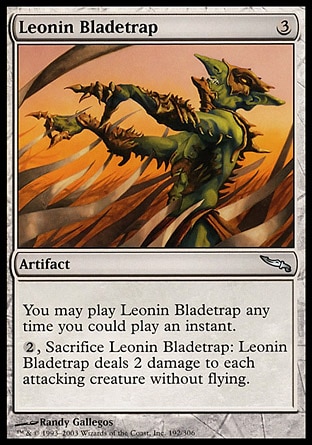 【JPN】《獅族刀坑/Leonin Bladetrap》[秘羅地]