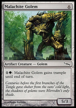 【JPN】《綠銅魔像/Malachite Golem》[秘羅地]