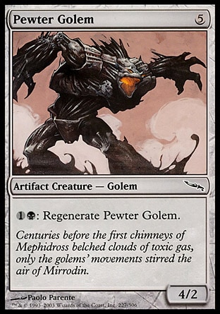 【JPN】《焊錫魔像/Pewter Golem》[秘羅地]