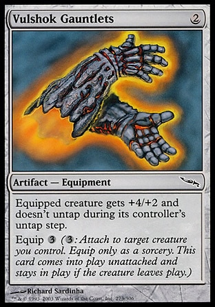 【JPN】《瓦許克護手/Vulshok Gauntlets》[秘羅地]