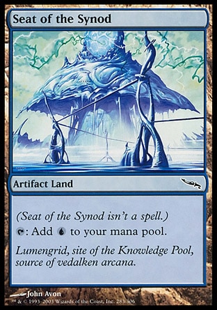 【CHT】 ☆Foil☆ 《悉諾議會宅邸/Seat of the Synod》[秘羅地]〔NM〕