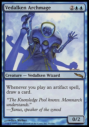 【JPN】《維多肯大法師/Vedalken Archmage》[秘羅地]