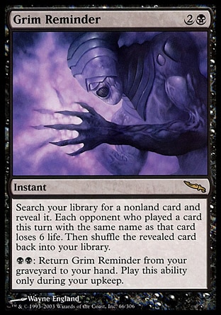 【JPN】《惡兆/Grim Reminder》[秘羅地]