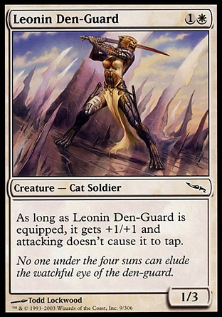 【JPN】《獅穴守衛/Leonin Den-Guard》[秘羅地]