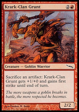 【JPN】《喀勒克族蠻兵/Krark-Clan Grunt》[秘羅地]