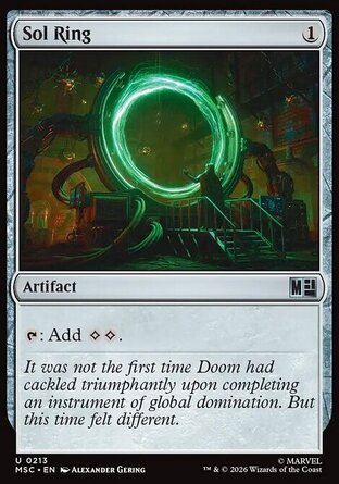 【ENG】《陽光戒/Sol Ring》[漫威超級英雄指揮官]