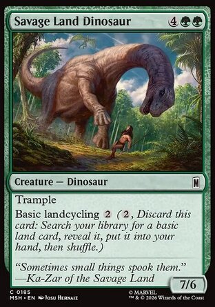 【ENG】《蠻荒之地恐龍/Savage Land Dinosaur》[漫威超級英雄]