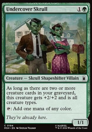 【ENG】《變裝史克魯爾人/Undercover Skrull》[漫威超級英雄]