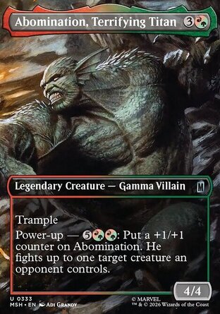 【ENG】《駭人怪物惡煞/Abomination, Terrifying Titan》[漫威超級英雄]