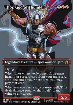 【ENG】 ☆Foil☆ 《雷神索爾/Thor, God of Thunder》[漫威超級英雄]