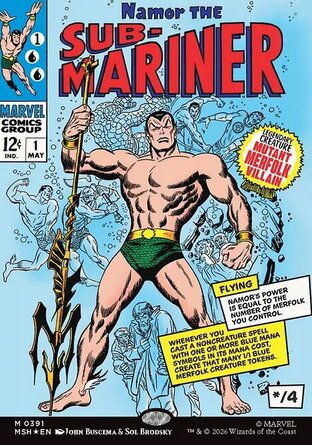 【ENG】 ☆Foil☆ 《潛水人納摩/Namor the Sub-Mariner》[漫威超級英雄]