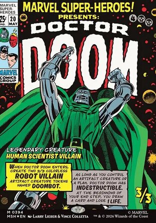 【ENG】 ☆Foil☆ 《末日博士/Doctor Doom》[漫威超級英雄]