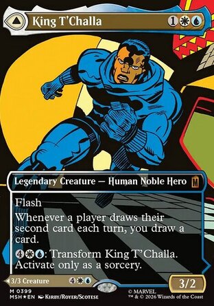 【ENG】 ☆Foil☆ 《國王帝查拉/King T'Challa》[漫威超級英雄]