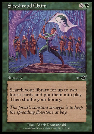 【CHT】 ☆Foil☆ 《天帷宣言/Skyshroud Claim》[宿敵]