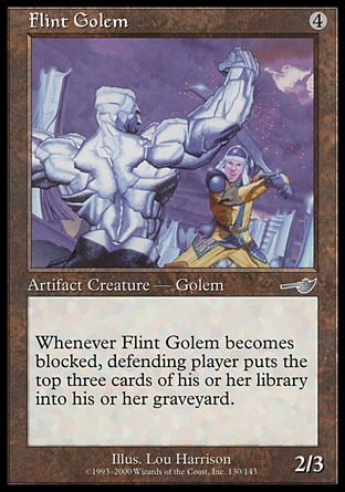 【JPN】《燧石魔像/Flint Golem》[宿敵]