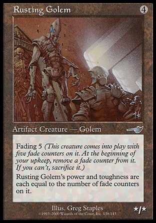 【JPN】《生鏽魔像/Rusting Golem》[宿敵]