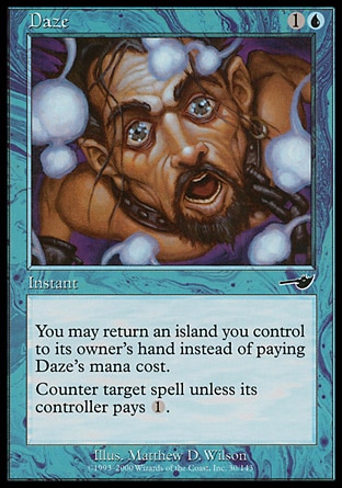【CHT】 ☆Foil☆ 《目眩/Daze》[宿敵]〔MP〕