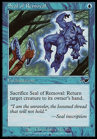【CHT】 ☆Foil☆ 《移除之緘印/Seal of Removal》[宿敵]〔SP〕