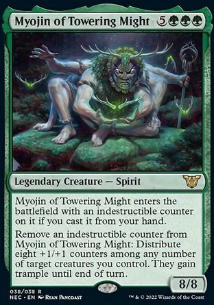 【JPN】《雄力明神/Myojin of Towering Might》[霓朝紀指揮官]