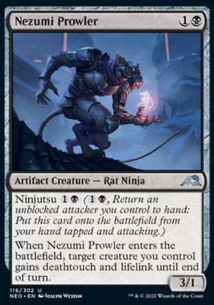 【JPN】《遊掠鼠人/Nezumi Prowler》[神河霓朝紀]