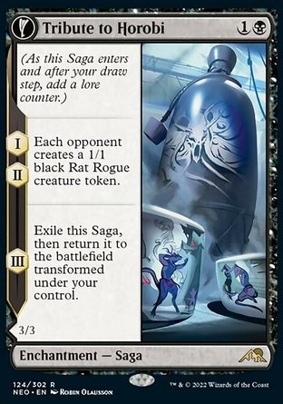 【JPN】 ☆Foil☆ 《崩老卑祭獻考/Tribute to Horobi》[神河霓朝紀]