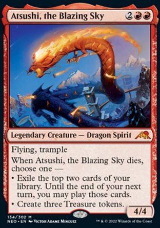 【JPN】《熾穹軋賜/Atsushi, the Blazing Sky》[神河霓朝紀]