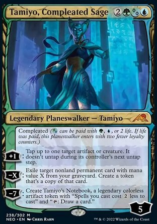 【JPN】《完化智者多美代/Tamiyo, Compleated Sage》[神河霓朝紀]