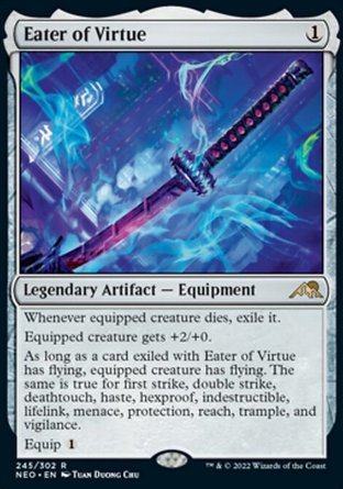 【JPN】《殘賢刃/Eater of Virtue》[神河霓朝紀]