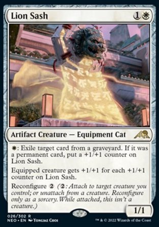 【JPN】《獅頭飾帶/Lion Sash》[神河霓朝紀]