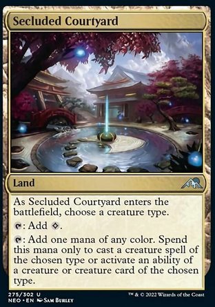 【JPN】《幽僻庭院/Secluded Courtyard》[神河霓朝紀]
