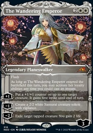 【ENG】 ☆Foil☆ 《飄萍皇/The Wandering Emperor》[神河霓朝紀]
