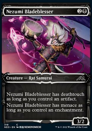 【JPN】《祝刃鼠人/Nezumi Bladeblesser》[神河霓朝紀]