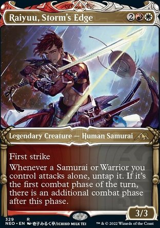 【JPN】《風暴利刃雷遊/Raiyuu, Storm's Edge》[神河霓朝紀]