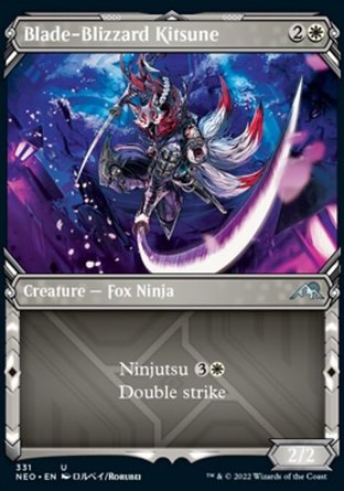 【JPN】《凜劍狐族/Blade-Blizzard Kitsune》[神河霓朝紀]