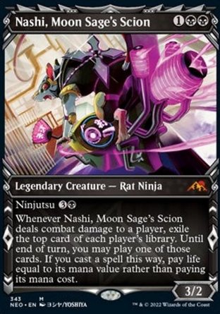 【JPN】《月智者後裔哪失/Nashi, Moon Sage's Scion》[神河霓朝紀]〔SP〕