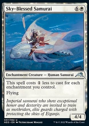 【JPN】《空佑武士/Sky-Blessed Samurai》[神河霓朝紀]
