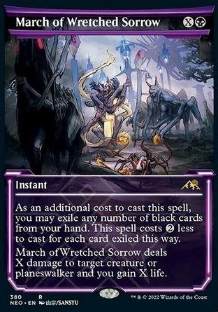 【JPN】《傷悲行進/March of Wretched Sorrow》[神河霓朝紀]
