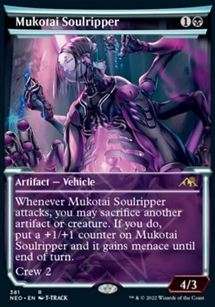 【JPN】《無孤幫剝魂械/Mukotai Soulripper》[神河霓朝紀]