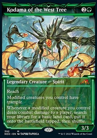 【JPN】《西樹木靈/Kodama of the West Tree》[神河霓朝紀]