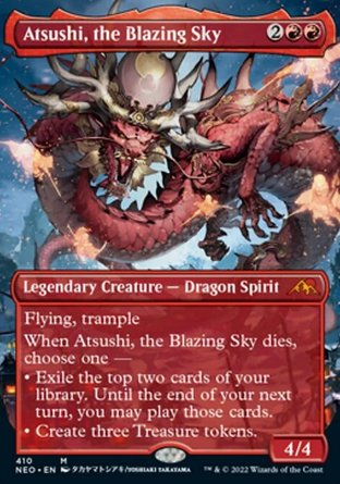 【JPN】《熾穹軋賜/Atsushi, the Blazing Sky》[神河霓朝紀]