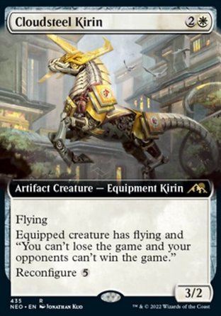 【JPN】《雲鋼麒麟/Cloudsteel Kirin》[神河霓朝紀]