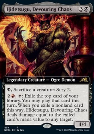 【JPN】《噬生渾魔碑出告/Hidetsugu, Devouring Chaos》[神河霓朝紀]
