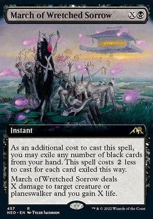 【JPN】《傷悲行進/March of Wretched Sorrow》[神河霓朝紀]