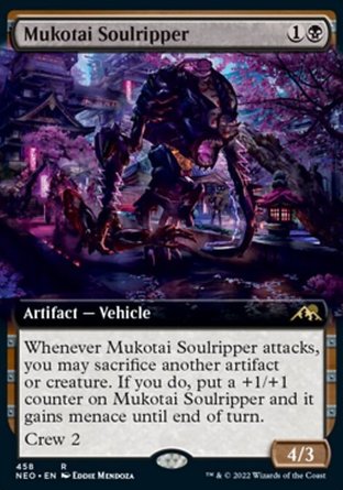 【JPN】《無孤幫剝魂械/Mukotai Soulripper》[神河霓朝紀]