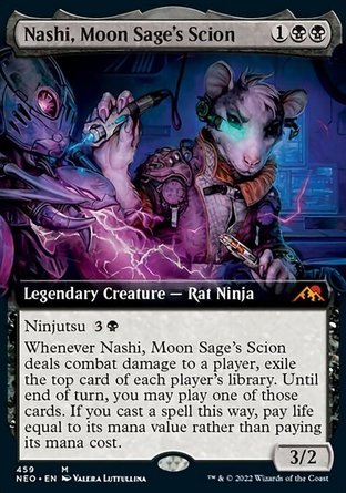 【JPN】《月智者後裔哪失/Nashi, Moon Sage's Scion》[神河霓朝紀]
